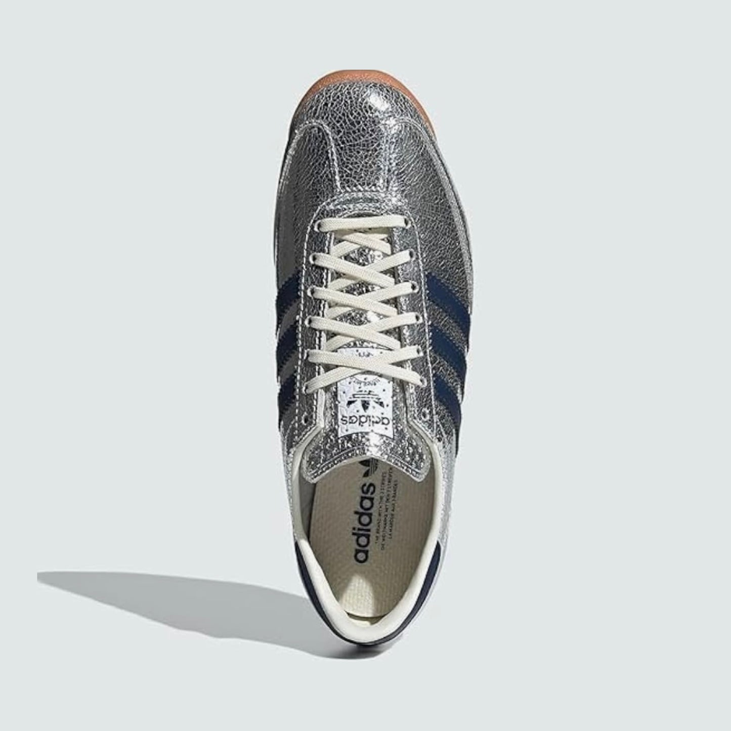 Adidas JH8654 SL 72 OG Silver Metallic / College Navy / Off White Womens