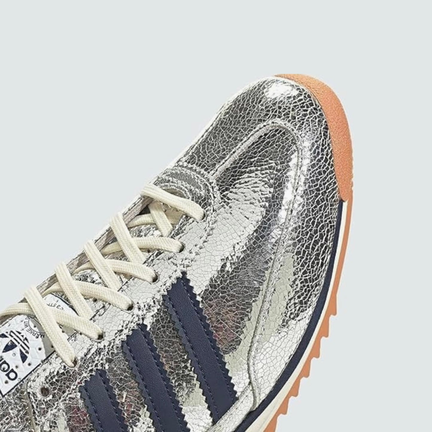 Adidas JH8654 SL 72 OG Silver Metallic / College Navy / Off White Womens
