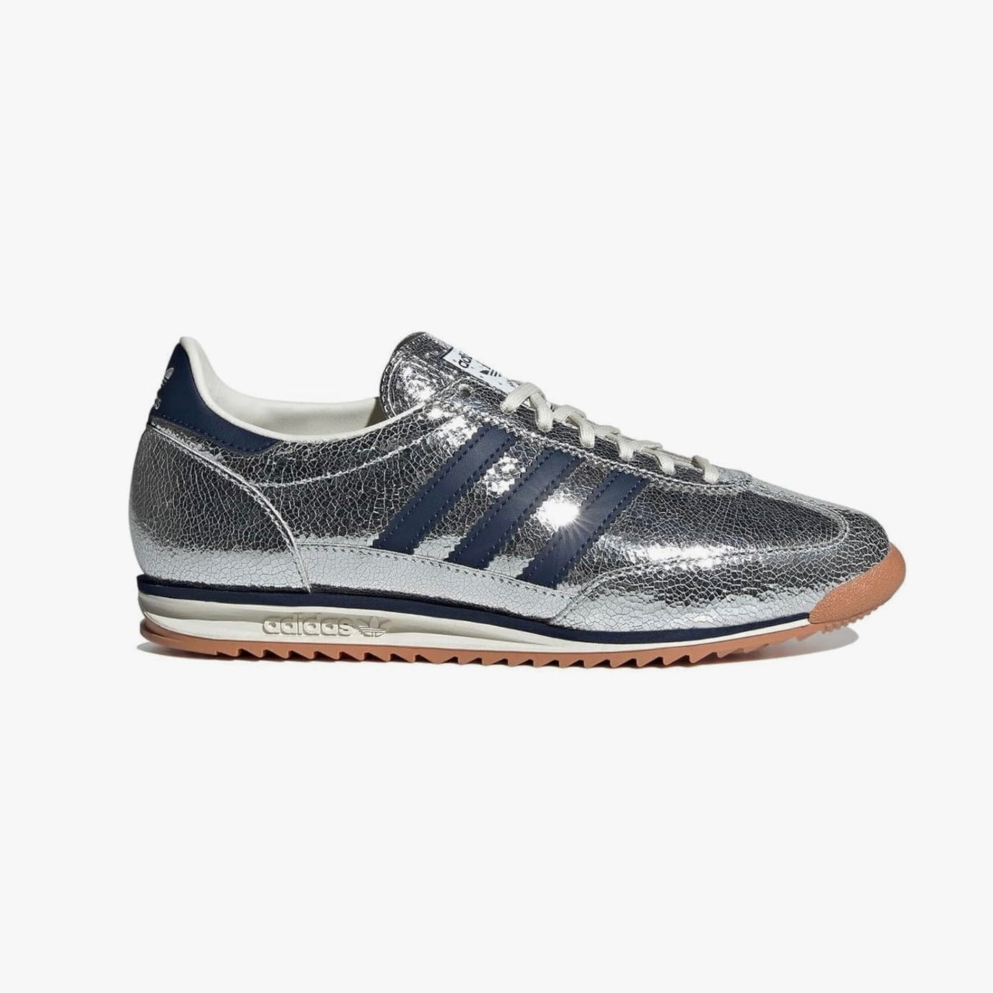 Adidas JH8654 SL 72 OG Silver Metallic / College Navy / Off White Womens