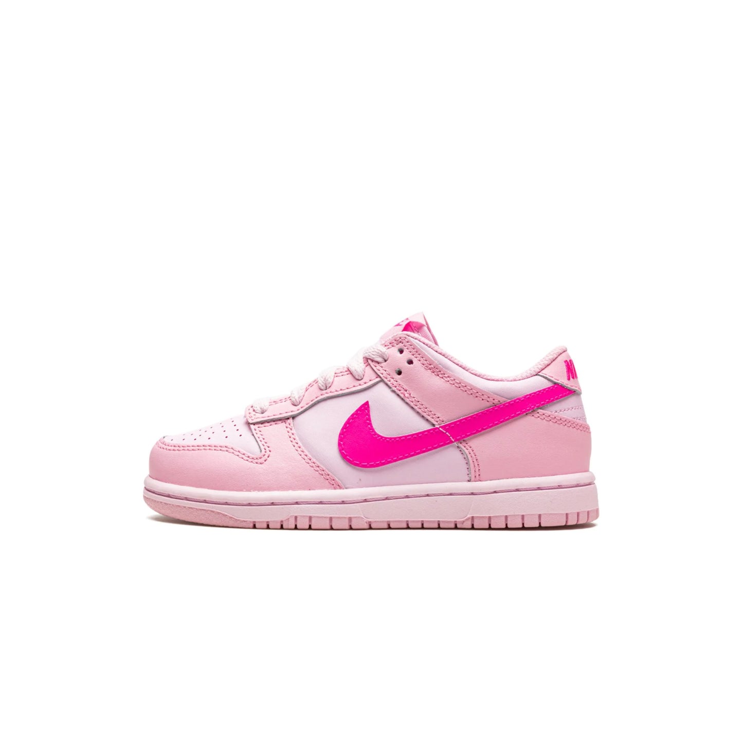 NIKE KIDS DUNK LOW PS "Triple Pink" WOMENS