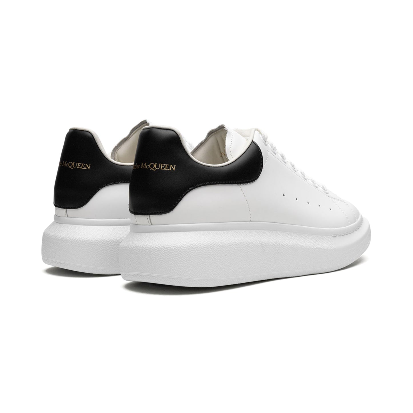 ALEXANDER MCQUEEN - WHITE BLACK - LEATHER WOMENS