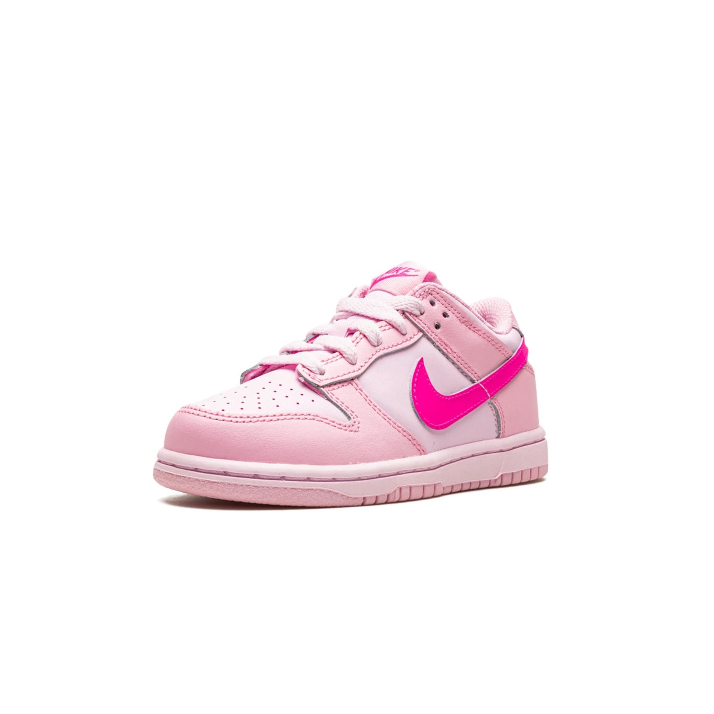 NIKE KIDS DUNK LOW PS "Triple Pink" WOMENS