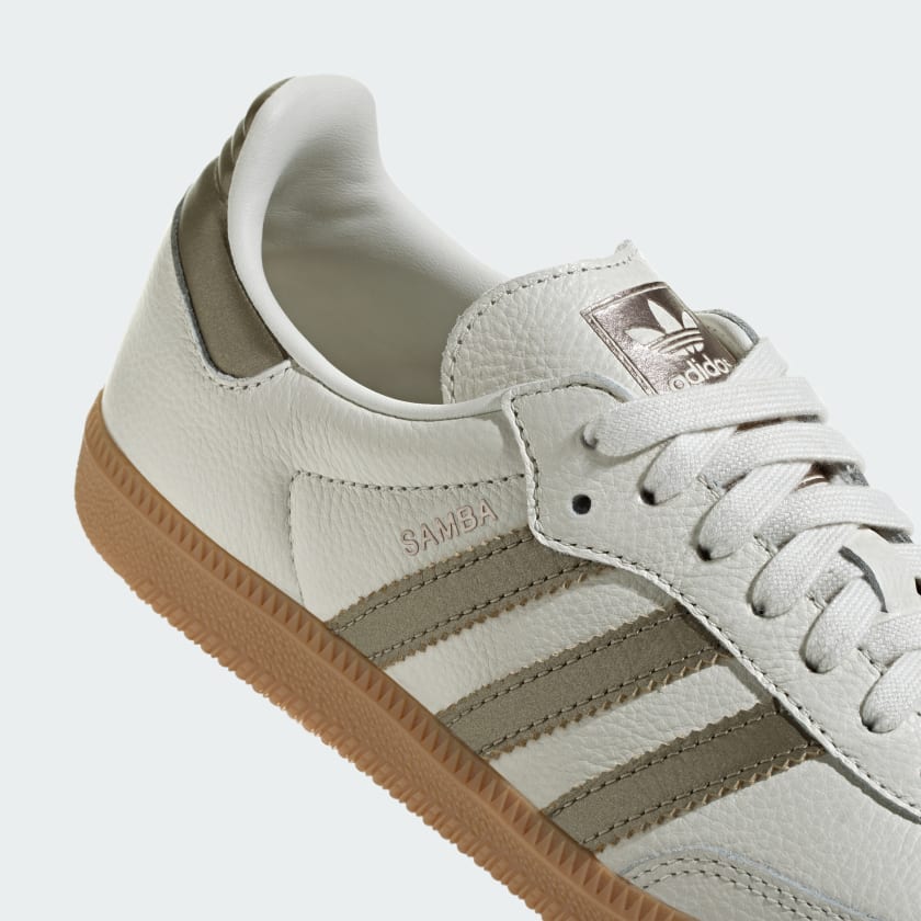 Adidas Samba OG Off White / Cyber Metallic / Wonder Gold Met. Womens