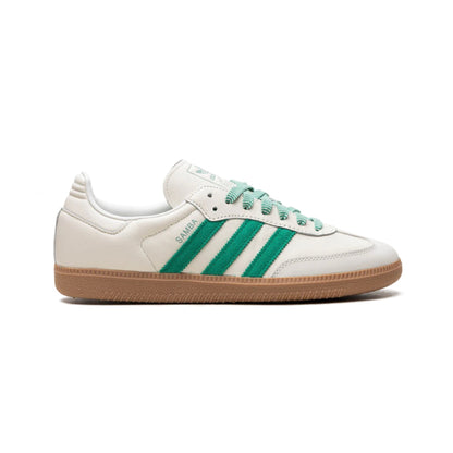 Adidas Samba OG "Off White/Court Green" Womens