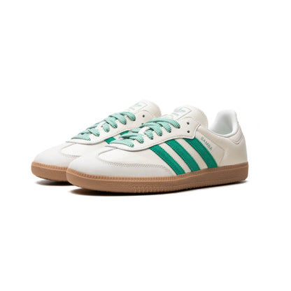 Adidas Samba OG "Off White/Court Green" Womens