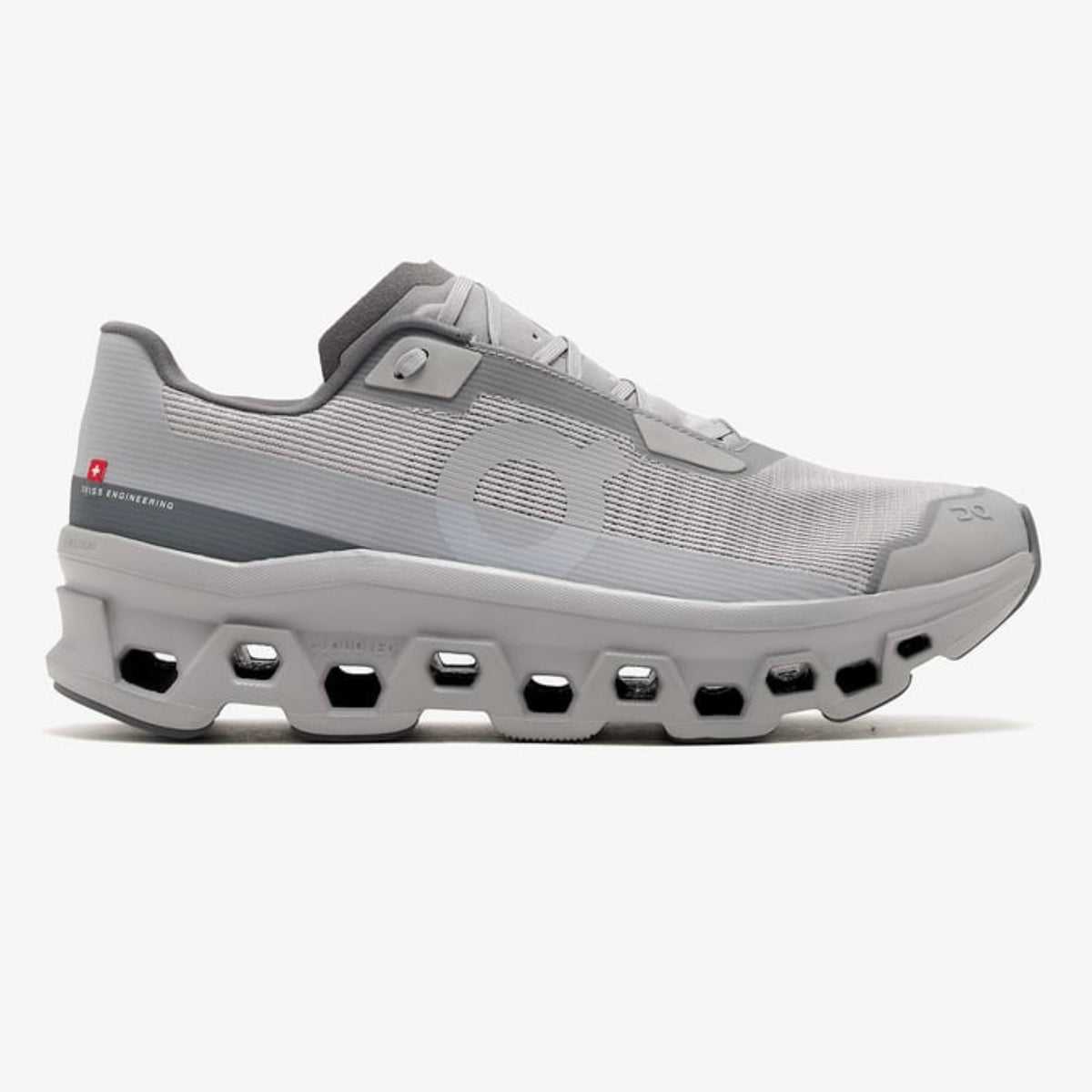 On Cloudmonster Void in grey