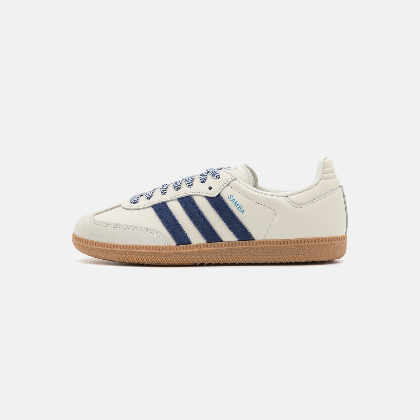 adidas SAMBA OG W Samba Leather JI3907, Shoes, White, Blue MENS