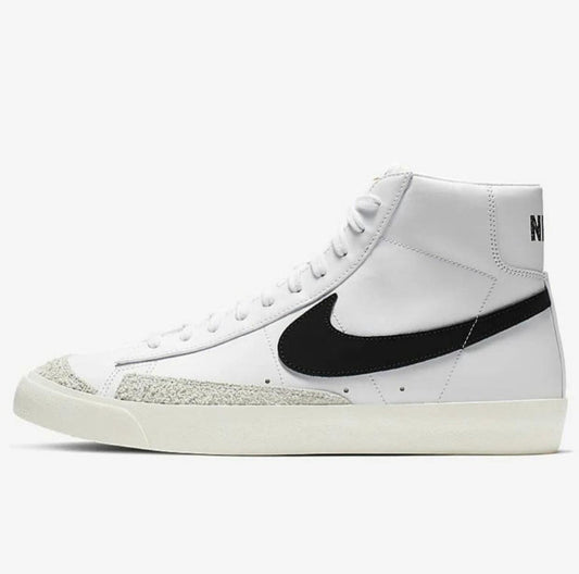 NIKE BLAZERS MID WHITE SIGN BLACK MENS