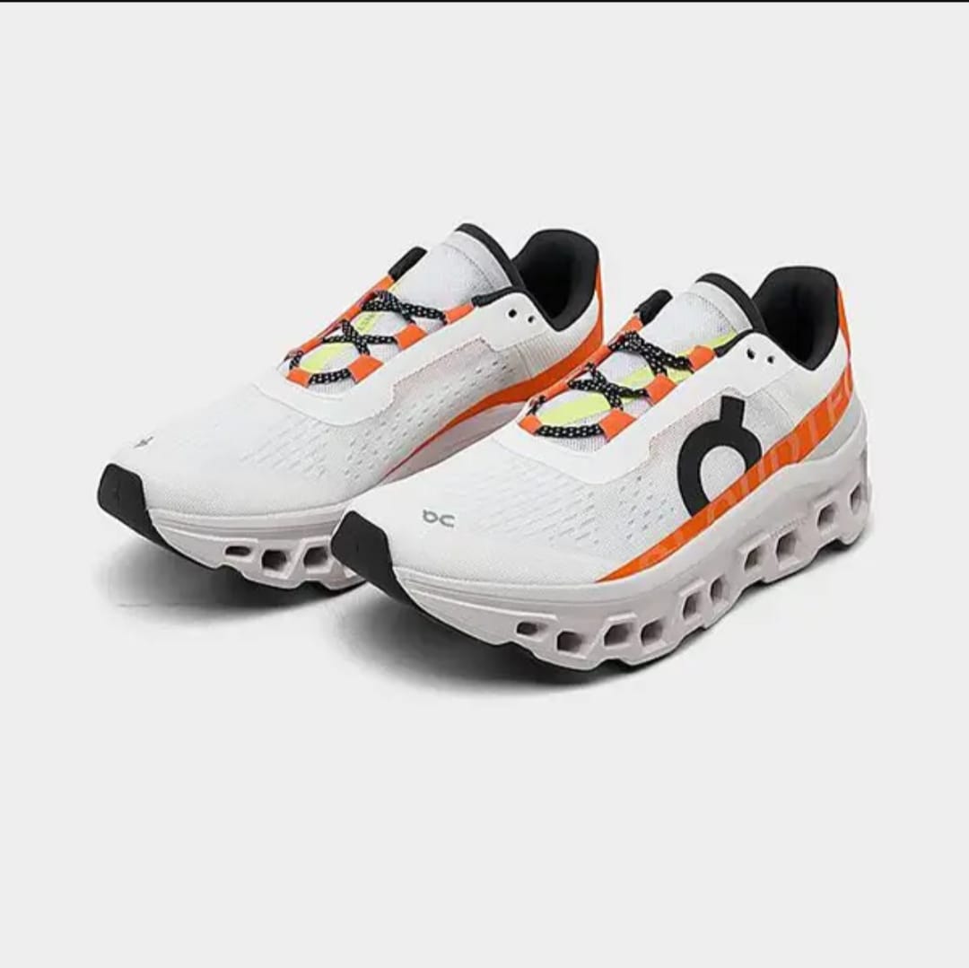 On Running Cloud Monster Undyed White Flame MENS