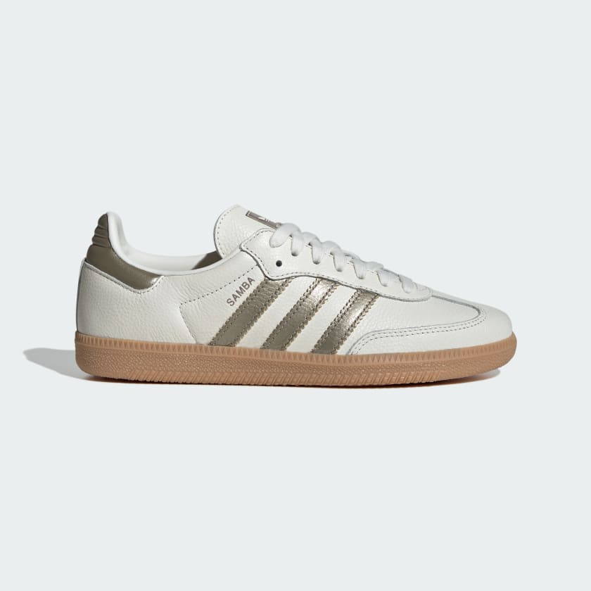 Adidas Samba OG Off White / Cyber Metallic / Wonder Gold Met. Womens