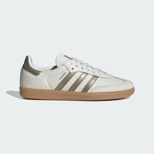 Adidas Samba OG Off White / Cyber Metallic / Wonder Gold Met. Womens