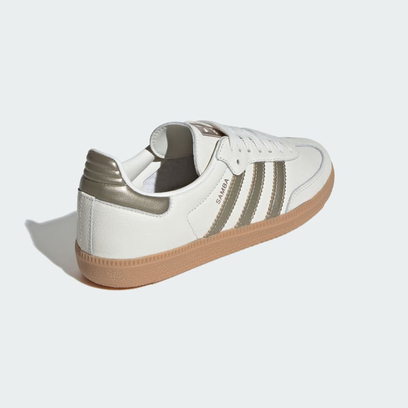 Adidas Samba OG Off White / Cyber Metallic / Wonder Gold Met. Womens