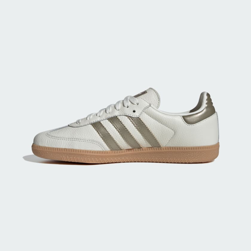 Adidas Samba OG Off White / Cyber Metallic / Wonder Gold Met. Womens