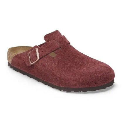 BirkenStock Boston Suede Leather - Zinfandel